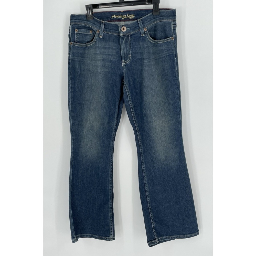 American Eagle Outfitters Women’s Medium Blue Flare Jeans